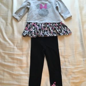 EUC Minnie matching set 4T